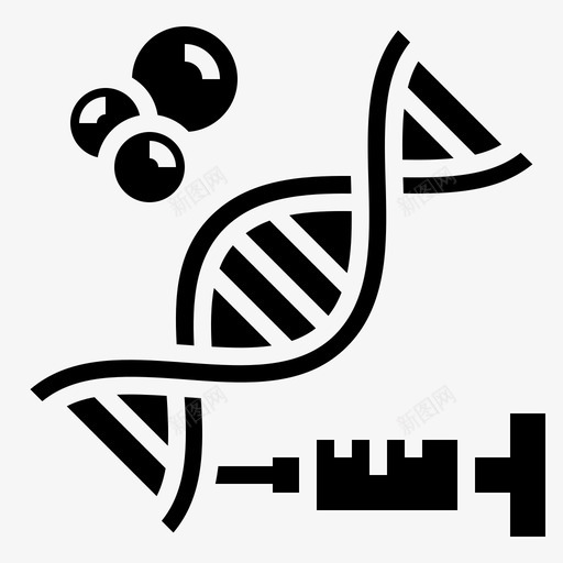 Dna生物工程31字形图标svg_新图网 https://ixintu.com Dna 字形 生物工程