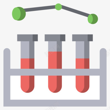 试管医用197扁平图标图标