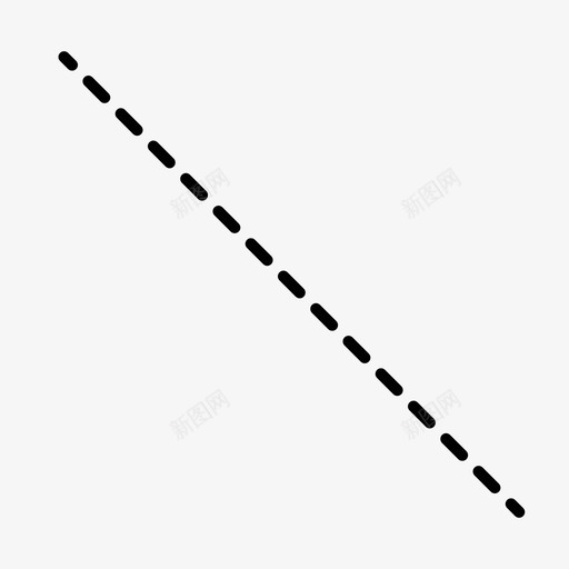 虚线点线线方向图标svg_新图网 https://ixintu.com 方向 点线 虚线
