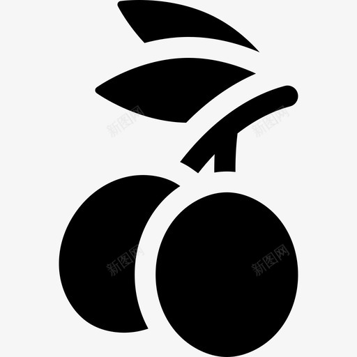 橄榄水果和蔬菜66填充图标svg_新图网 https://ixintu.com 填充 橄榄 水果 蔬菜