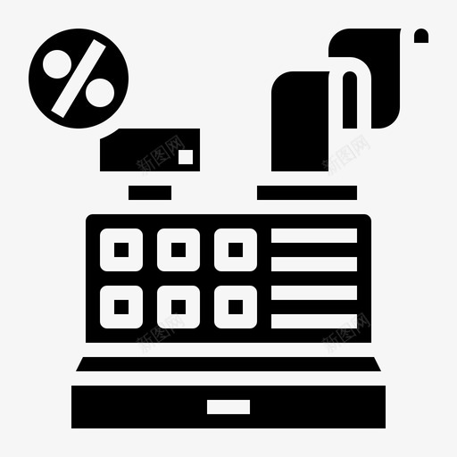 收银台15折满图标svg_新图网 https://ixintu.com 15折 收银台