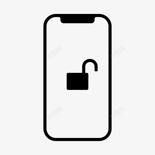 锁定iphone安全图标svg_新图网 https://ixintu.com iphone 安全 苹果 锁定 隐私