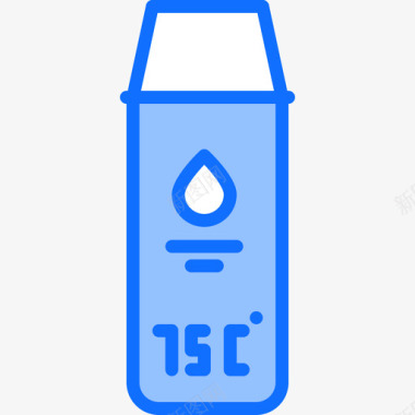 保温瓶小玩意16蓝色图标图标