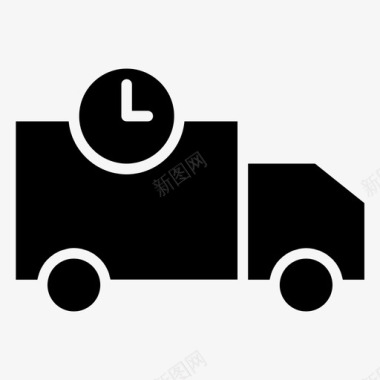 送货车货物运输图标图标