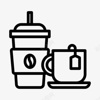 咖啡超市55直营图标图标