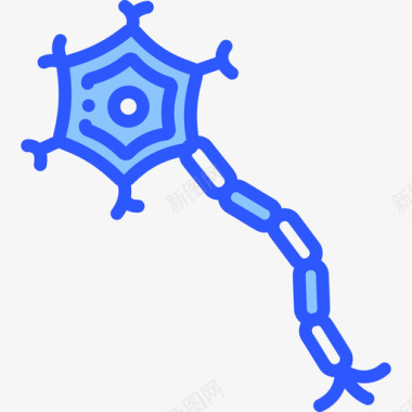 神经元医学193蓝色图标图标