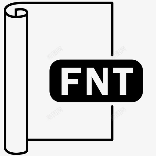 fnt文件格式fnt文件图标svg_新图网 https://ixintu.com fnt windows 字体 文件 格式