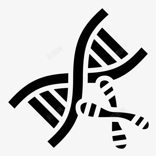 Dna生物工程31字形图标svg_新图网 https://ixintu.com Dna 字形 生物工程