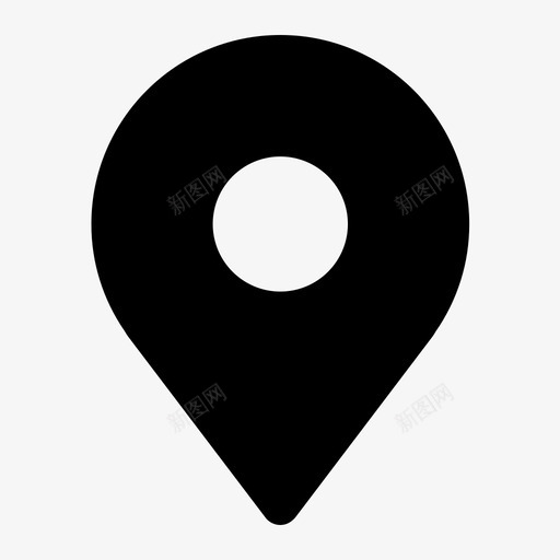 发位置（聊天）svg_新图网 https://ixintu.com 发位置（聊天）