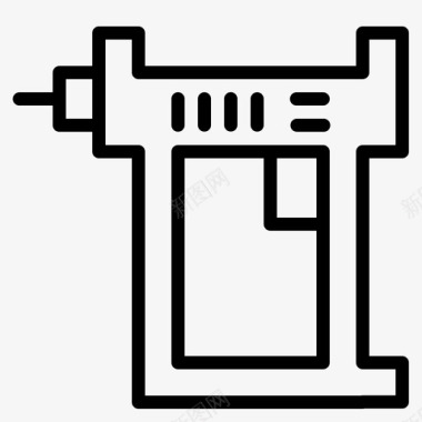 采购产品气钉钉工具气钉钉工具设备图标图标