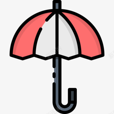 伞弹簧82线型颜色图标图标