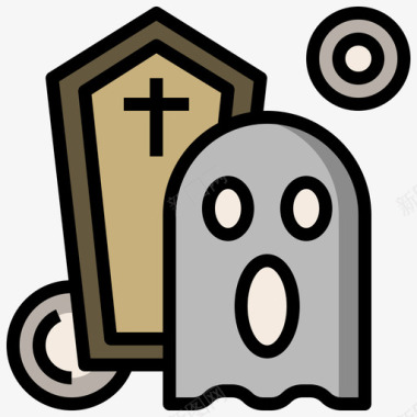 葬礼颜色直系幽灵33图标图标