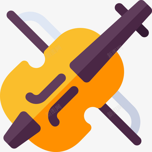 小提琴艺术家工作室38平面图标svg_新图网 https://ixintu.com 小提琴 工作室 平面 艺术家