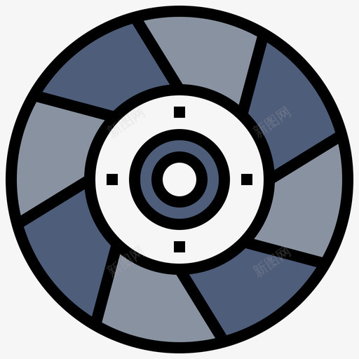 制动盘洗车机10线性颜色图标svg_新图网 https://ixintu.com 制动 洗车机 线性 颜色