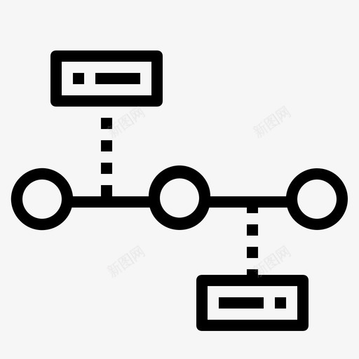 时间线图表流程图标svg_新图网 https://ixintu.com 体验 图表 时间 步骤 流程 用户 研讨会 路线图