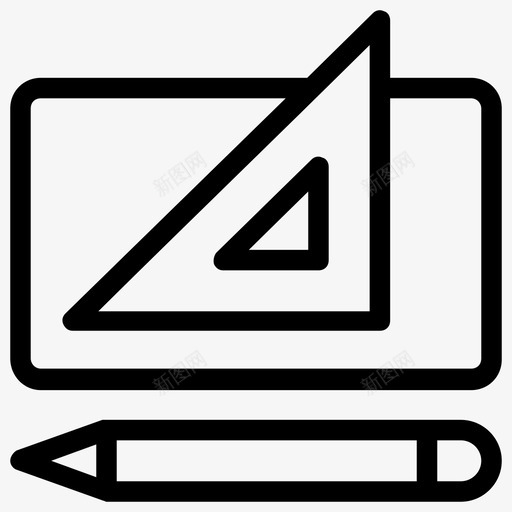 几何工具绘图工具图形工具图标svg_新图网 https://ixintu.com 三角 几何 制造商 图形 图标 工具 工程师 比例尺 生产线 绘图