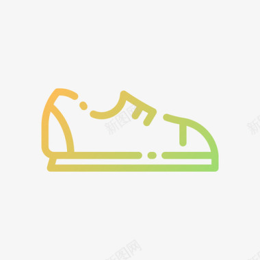 运动鞋skate24gradient图标图标