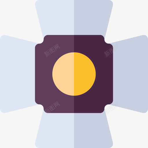 聚光灯艺术家工作室38公寓图标svg_新图网 https://ixintu.com 公寓 工作室 聚光灯 艺术家