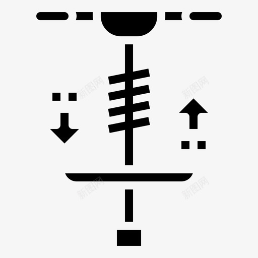 PogoStick运输171填充图标svg_新图网 https://ixintu.com Pogo Stick 填充 运输