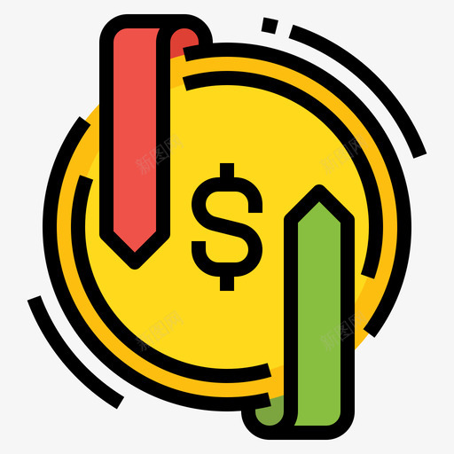货币全球业务16线性颜色图标svg_新图网 https://ixintu.com 业务 全球 线性 货币 颜色