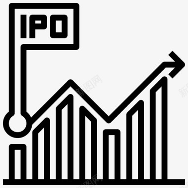 Ipo股票投资1线性图标图标