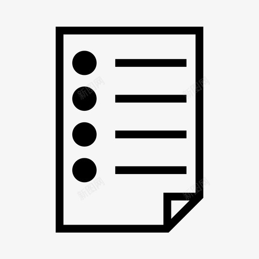 任务文件列表图标svg_新图网 https://ixintu.com 业务 事项 任务 列表 待办 文件 要点