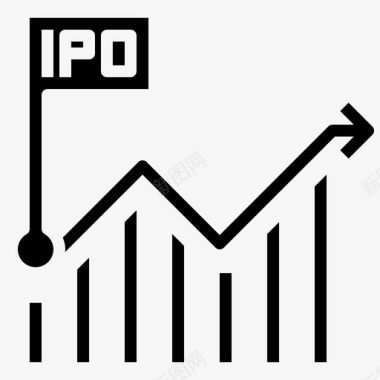 Ipo股票投资2填充图标图标