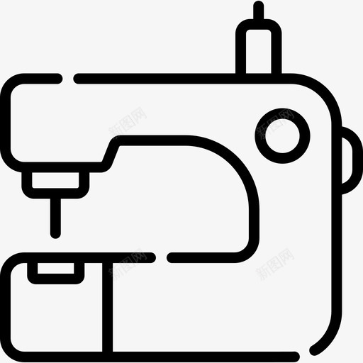 缝纫机diy6直线型图标svg_新图网 https://ixintu.com diy 直线 线型 缝纫机