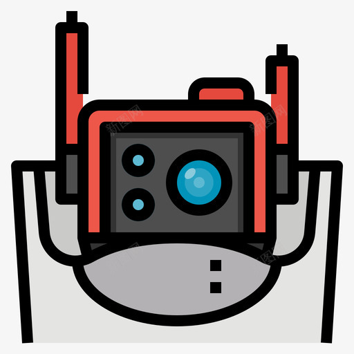 机器人太空战争4线性颜色图标svg_新图网 https://ixintu.com 太空 战争 机器人 线性 颜色