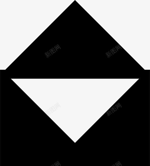 邮件信封信件图标svg_新图网 https://ixintu.com 信件 信封 包裹 邮件