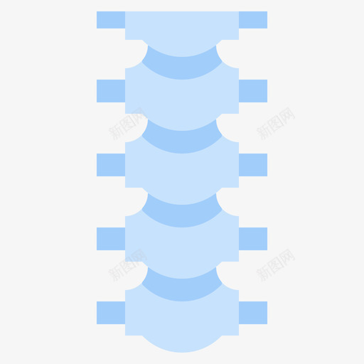 脊柱人体解剖学4扁平图标svg_新图网 https://ixintu.com 人体 扁平 脊柱 解剖学