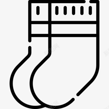 袜子92秋季直纹图标图标