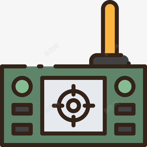 遥控器军用73线性颜色图标svg_新图网 https://ixintu.com 军用 线性 遥控器 颜色