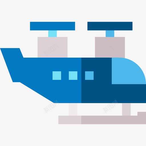 直升机航空50图标svg_新图网 https://ixintu.com 平的 直升机 航空