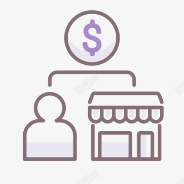 Bankbanking93线性颜色图标图标