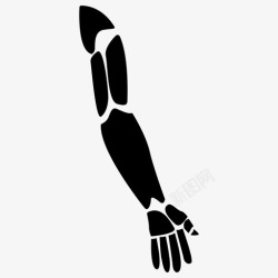 假肢矫形假肢人工置换手臂置换图标高清图片