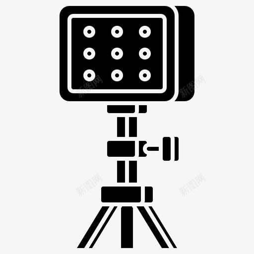 闪光灯设备发光二极管图标svg_新图网 https://ixintu.com 发光二极管 摄影 标志 相机 设备 闪光灯