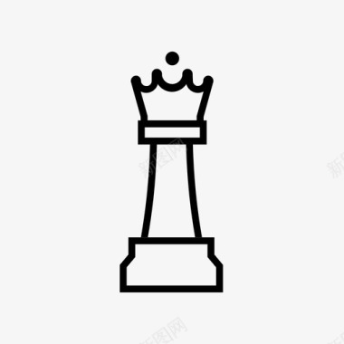 皇后下棋图标图标