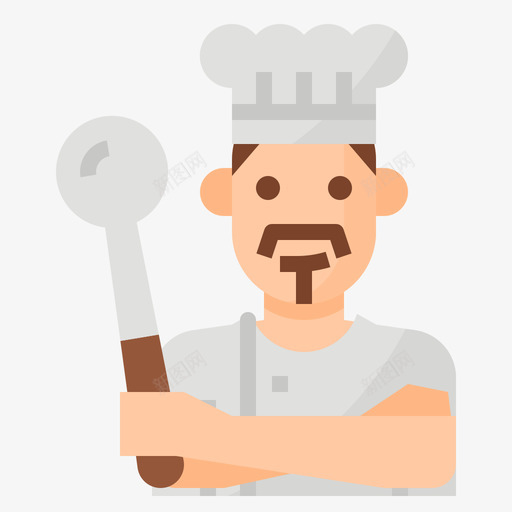 厨师职业15公寓图标svg_新图网 https://ixintu.com 公寓 厨师 职业