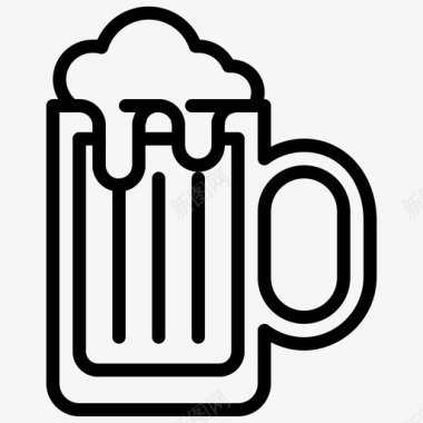采购产品啤酒杯啤酒杯酒精图标图标