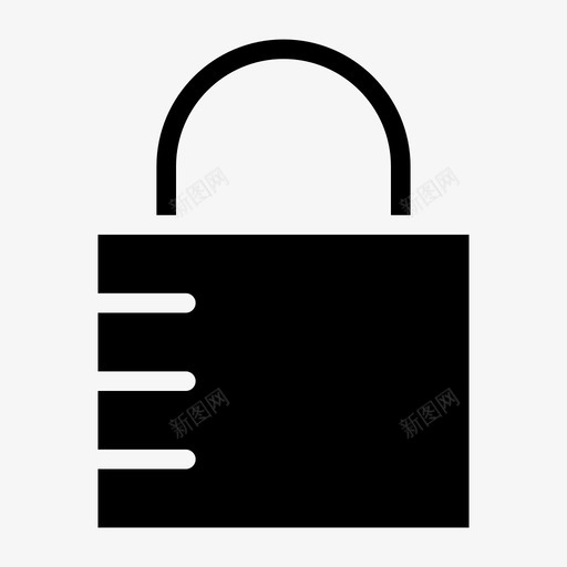锁安全法律标志图标svg_新图网 https://ixintu.com 安全 标志 法律