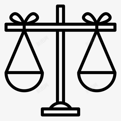 平衡法律利润图标svg_新图网 https://ixintu.com 利润 平衡 法律 规模 购物