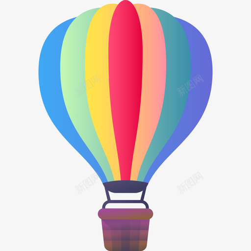 热气球运输174彩色图标svg_新图网 https://ixintu.com 彩色 热气球 运输
