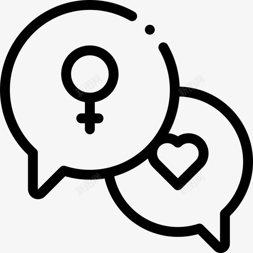 讨论妇女节36直系图标svg_新图网 https://ixintu.com 妇女节 直系 讨论