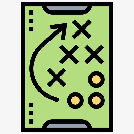 战略美式足球25线性颜色图标svg_新图网 https://ixintu.com 战略 线性 美式 足球 颜色