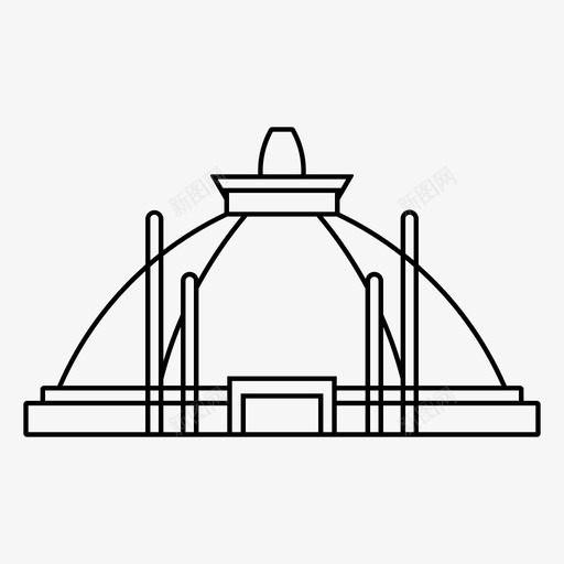 波隆纳鲁瓦亚洲建筑亚洲地标图标svg_新图网 https://ixintu.com 亚洲 令人难忘 地标 建筑 斯里兰卡 波隆 纳鲁 遗迹