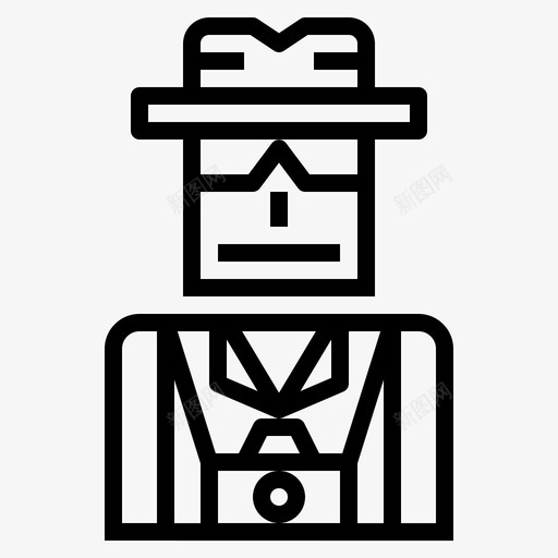 游客旅行者直系人图标svg_新图网 https://ixintu.com 旅行者 游客 直系 系人