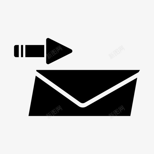 传递邮件快速传递发送邮件图标svg_新图网 https://ixintu.com 传递 发送 图标 字形 快速 邮件
