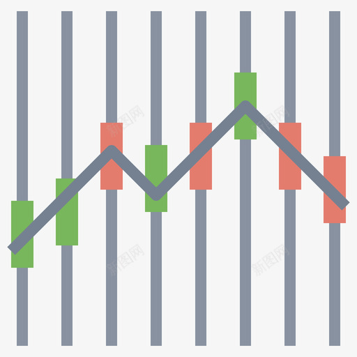 条形图股票投资3持平图标svg_新图网 https://ixintu.com 持平 条形图 股票投资