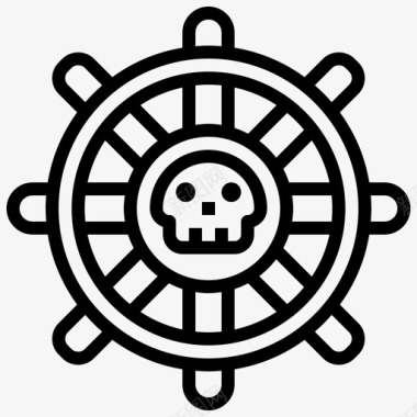 舵海盗15直线型图标图标